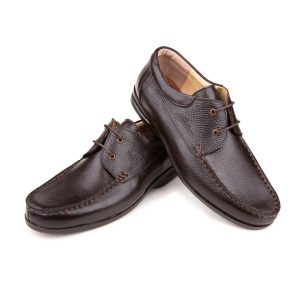 کفش مردانه نادر کد 282 رنگ قهوه ای